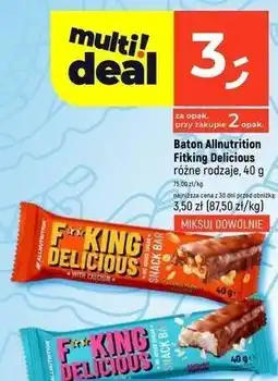 Dealz Baton proteinowy coconut Fitking Delicious oferta
