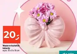 Dealz Wazon w kształcie kokardy 19 x 8 16 cm oferta