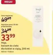 Rossmann Hagi, balsam do ciała dla kobiet w ciąży oferta