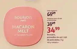 Rossmann Bourjois, pomadka do ust i róż do policzków oferta