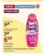 Rossmann Isana Kids, szampon, odżywka i żel pod prysznic oferta