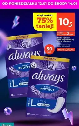 Dealz Wkładki higieniczne Always Platinum oferta