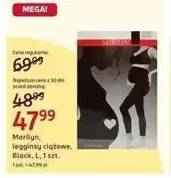 Rossmann Marylin, legginsy ciążowe, Black, L, 1 szt oferta