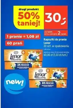 Dealz Kapsułki do prania kwiat pomarańczy i brzoskwini Lenor oferta
