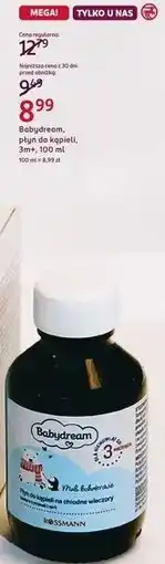 Rossmann Babydream, płyn do kąpieli, 3m+, 100 ml oferta
