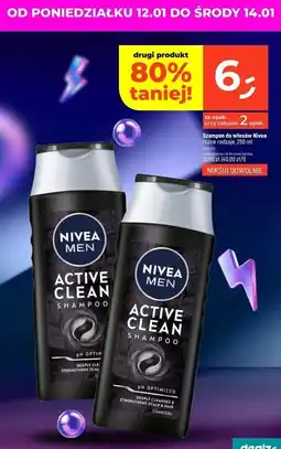 Dealz Szampon głęboko oczyszczający Nivea Men Active Clean oferta