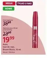 Rossmann Avon, tusz do rzęs, Brown Black oferta