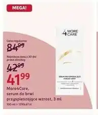 Rossmann More4Care, serum do brwi przyspieszające wzrost oferta