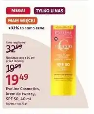 Rossmann Eveline Cosmetics, krem do twarzy SPF 50 oferta
