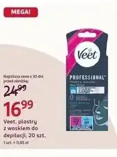 Rossmann Veet, plastry z woskiem do depilacji, 20 szt oferta