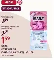 Rossmann Isana, dwuetapowa maseczka do twarzy, 2× oferta