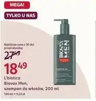 Rossmann L'biotica Biovax Men, szampon do włosów oferta
