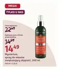 Rossmann Mysterium, spray do włosów zwiększający objętość oferta