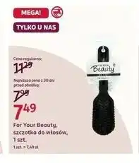 Rossmann For Your Beauty, szczotka do włosów, 1 szt oferta