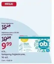 Rossmann o.b., tampony higieniczne, 16 szt oferta
