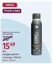 Rossmann AA, antyperespirant w sprayu oferta