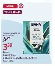 Rossmann Isana, bawełniane patyczki kosmetyczne, 300 szt oferta