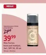 Rossmann Baza pod makijaż spf30 Max Factor Miracle Prep oferta