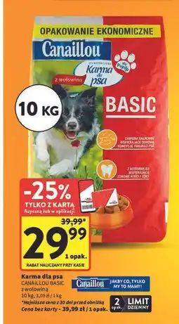 Intermarche Karma dla psa CANAILLOU BASIC z wołowiną oferta
