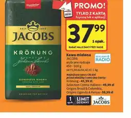 Intermarche Jacobs Krönung kawa mielona oferta