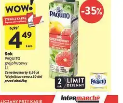 Intermarche Sok PAQUITO grejpfrutowy oferta