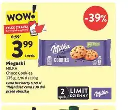 Intermarche Pieguski MILKA Choco Cookies oferta