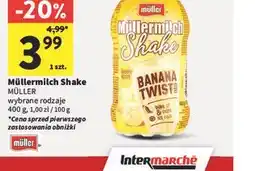 Intermarche Müllermilch Shake Banana Twist oferta