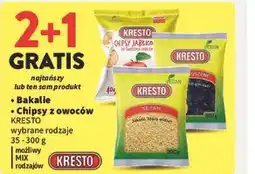 Intermarche Chipsy z owoców/Bakalie Kresto oferta