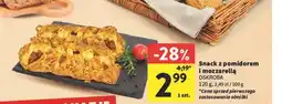Intermarche Snack z pomidorem i mozzarellą OSKROBA oferta