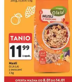 Intermarche Musli z owocami O LA LA! oferta