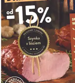 Intermarche Szynka z liściem Intermarche Z Własnej Wędzarni oferta