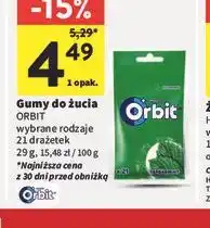 Intermarche Gumy do żucia Orbit oferta
