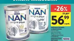 Intermarche Mleko 3 Nestle Nan Optipro Plus oferta