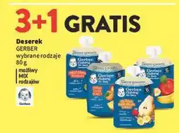 Intermarche Deserek banan i jabłko Gerber Natural For Baby oferta