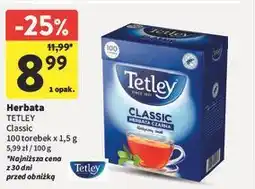 Intermarche Herbata czarna Tetley Classic oferta