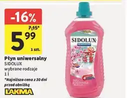 Intermarche Płyn do mycia kwiat japońskiej wiśni Sidolux Uniwersalny oferta