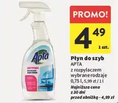 Intermarche Płyn do mycia szyb antypara Apta oferta