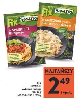 Intermarche Fix do kurczaka w sosie śmietanowo-ziołowym Savarro oferta