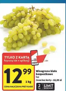 Intermarche Winogrono jasne bezpestkowe oferta