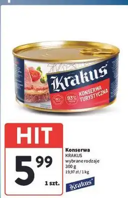 Intermarche Konserwa turystyczna Krakus Animex oferta