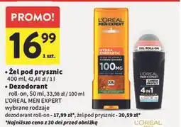 Intermarche Anti-perspirant 4 in 1 L'oreal Men Expert Carbon Protect oferta