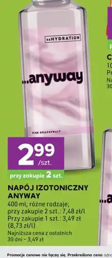 Stokrotka Express Napój izotoniczny Anyway oferta