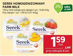 Stokrotka Market Serek homogenizowany Farm Milk oferta