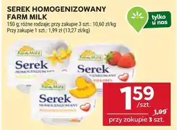 Stokrotka Serek homogenizowany Farm Milk oferta