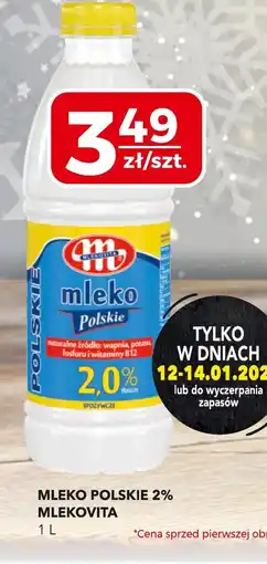 Top Market Mleko Mlekovita oferta