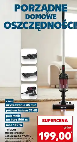 Kaufland Odkurzacz bezprzewodowy Tristar oferta