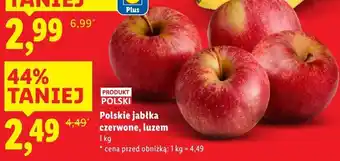 Jabłka polskie czerwone, luzem