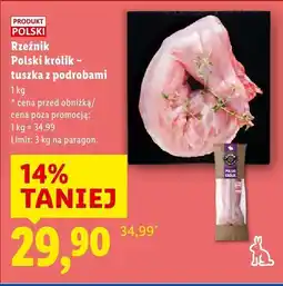 Lidl Królik tuszka z podrobami Rzeźnik Polski oferta