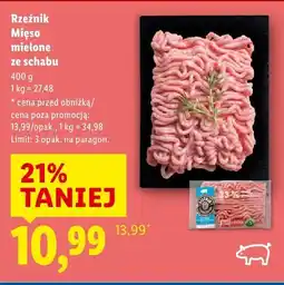 Lidl Mięso mielone ze schabu Rzeźnik oferta