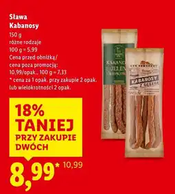 Lidl Kabanosy oferta